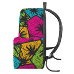 Colorful Palm Tree Pattern Print Backpack