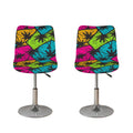 Colorful Palm Tree Pattern Print Bar Stool Covers