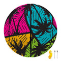 Colorful Palm Tree Pattern Print Basketball