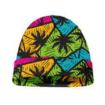 Colorful Palm Tree Pattern Print Beanie