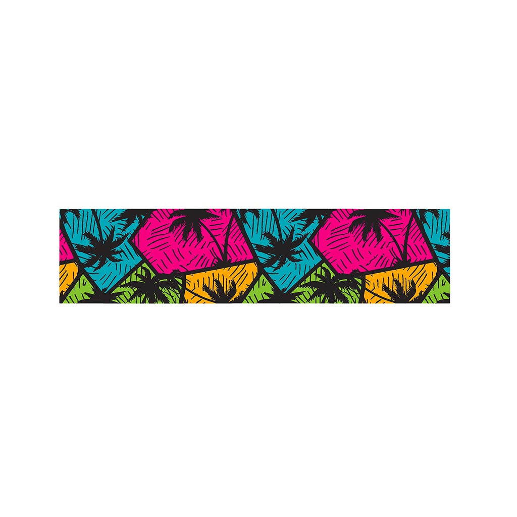 Colorful Palm Tree Pattern Print Bed Runner