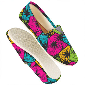 Colorful Palm Tree Pattern Print Casual Shoes