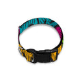 Colorful Palm Tree Pattern Print Dog Collar