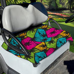 Colorful Palm Tree Pattern Print Golf Cart Seat Cover