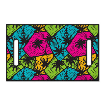 Colorful Palm Tree Pattern Print Golf Cart Seat Cover