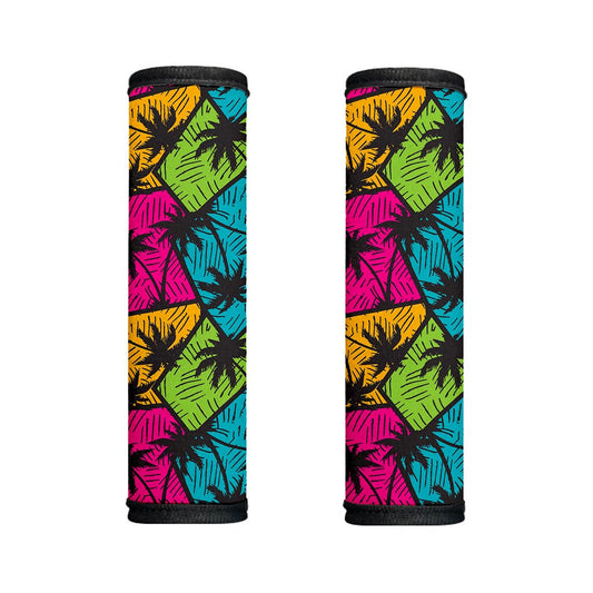 Colorful Palm Tree Pattern Print Handle Covers