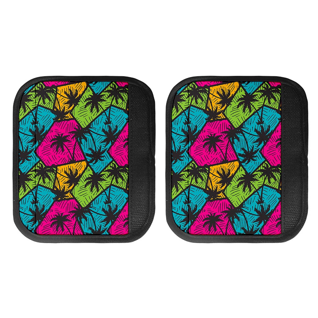 Colorful Palm Tree Pattern Print Handle Covers