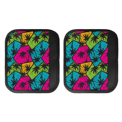 Colorful Palm Tree Pattern Print Handle Covers