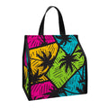 Colorful Palm Tree Pattern Print Insulated Lunch Tote
