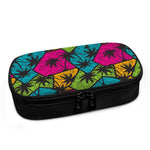 Colorful Palm Tree Pattern Print Insulin Cooler Travel Case