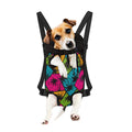 Colorful Palm Tree Pattern Print Pet Carrier Backpack