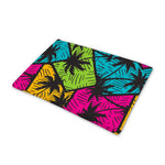 Colorful Palm Tree Pattern Print Pet Cooling Mat Cover