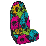 Colorful Palm Tree Pattern Print Waterproof Car Seat Cover