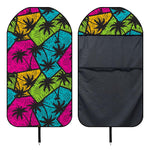 Colorful Palm Tree Pattern Print Waterproof Car Seat Cover