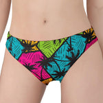 Colorful Palm Tree Pattern Print Women's Panties