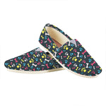 Colorful Paw And Bone Pattern Print Casual Shoes