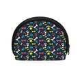 Colorful Paw And Bone Pattern Print Coin Purse
