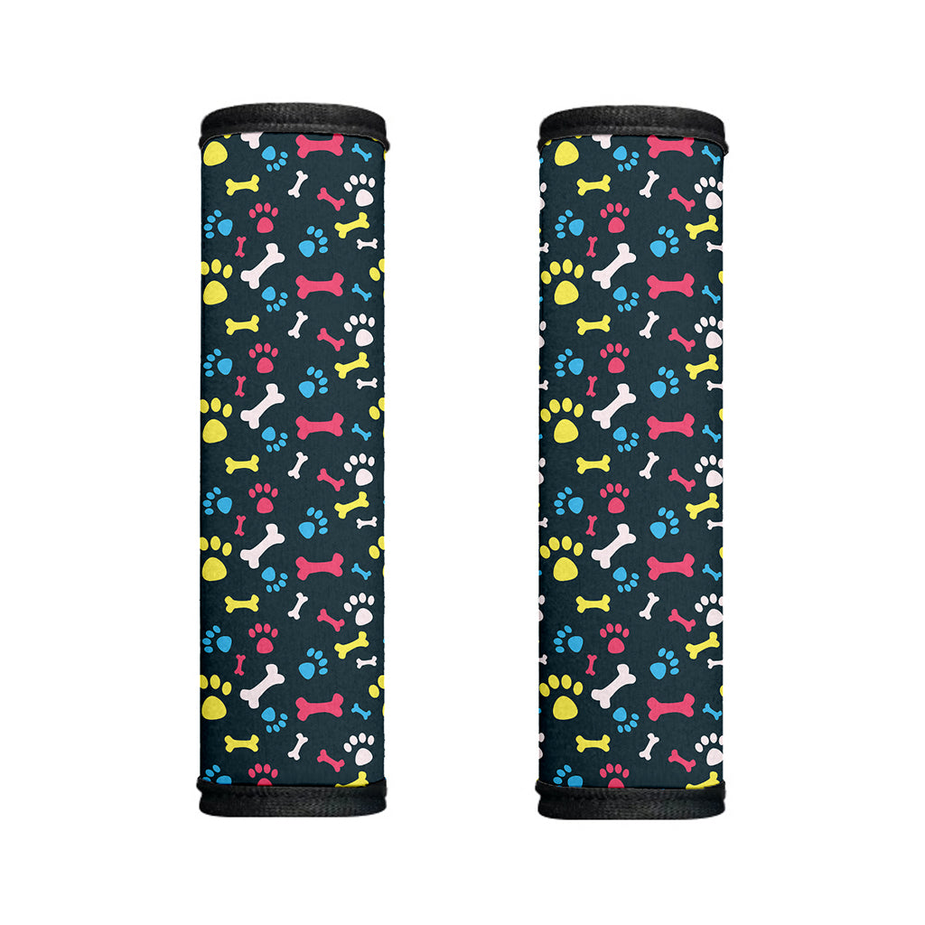 Colorful Paw And Bone Pattern Print Handle Covers