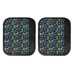 Colorful Paw And Bone Pattern Print Handle Covers