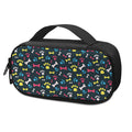 Colorful Paw And Bone Pattern Print Portable Cooler Travel Case