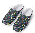 Colorful Paw And Bone Pattern Print Mesh Casual Shoes