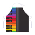 Colorful Piano Keyboard Print Adjustable Apron