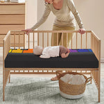 Colorful Piano Keyboard Print Baby Crib Sheet