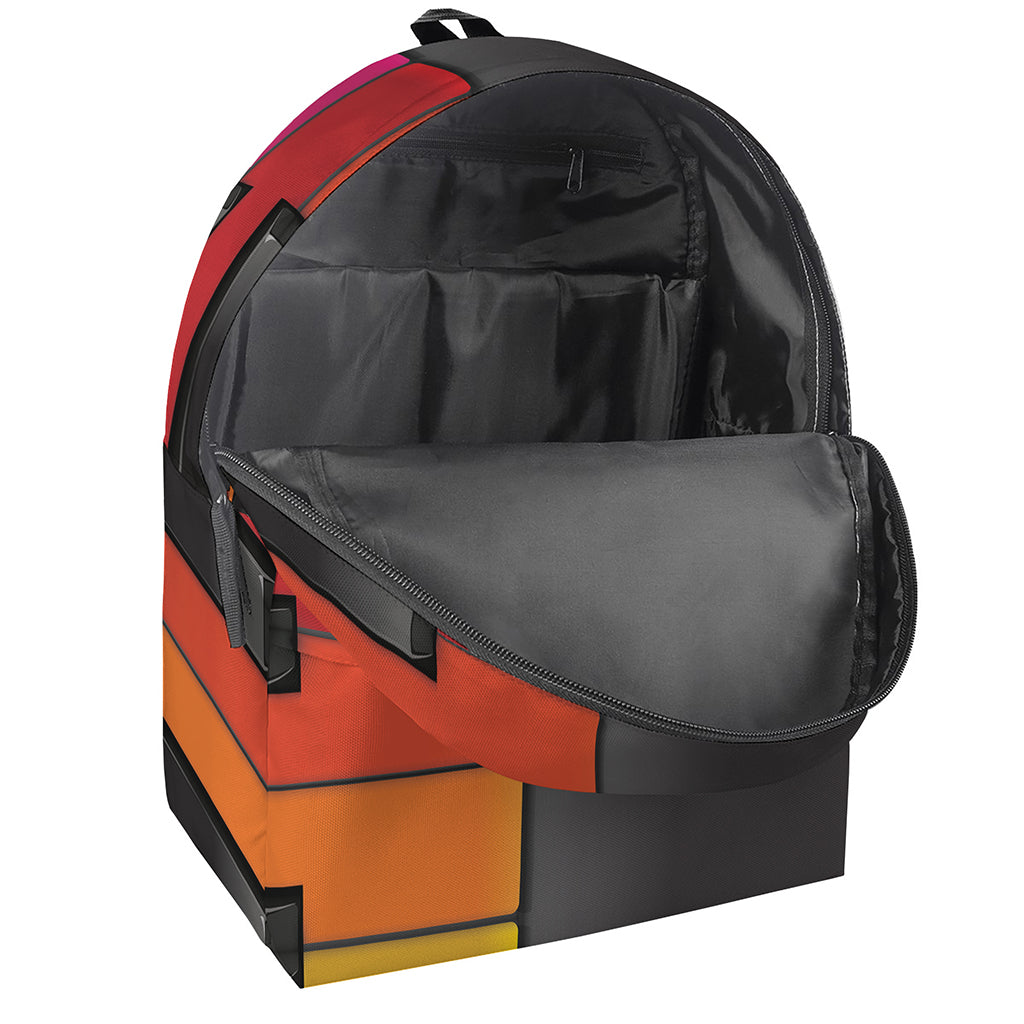 Colorful Piano Keyboard Print Backpack