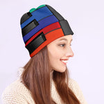 Colorful Piano Keyboard Print Beanie