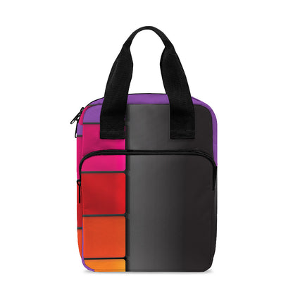 Colorful Piano Keyboard Print Bible Tote Bag
