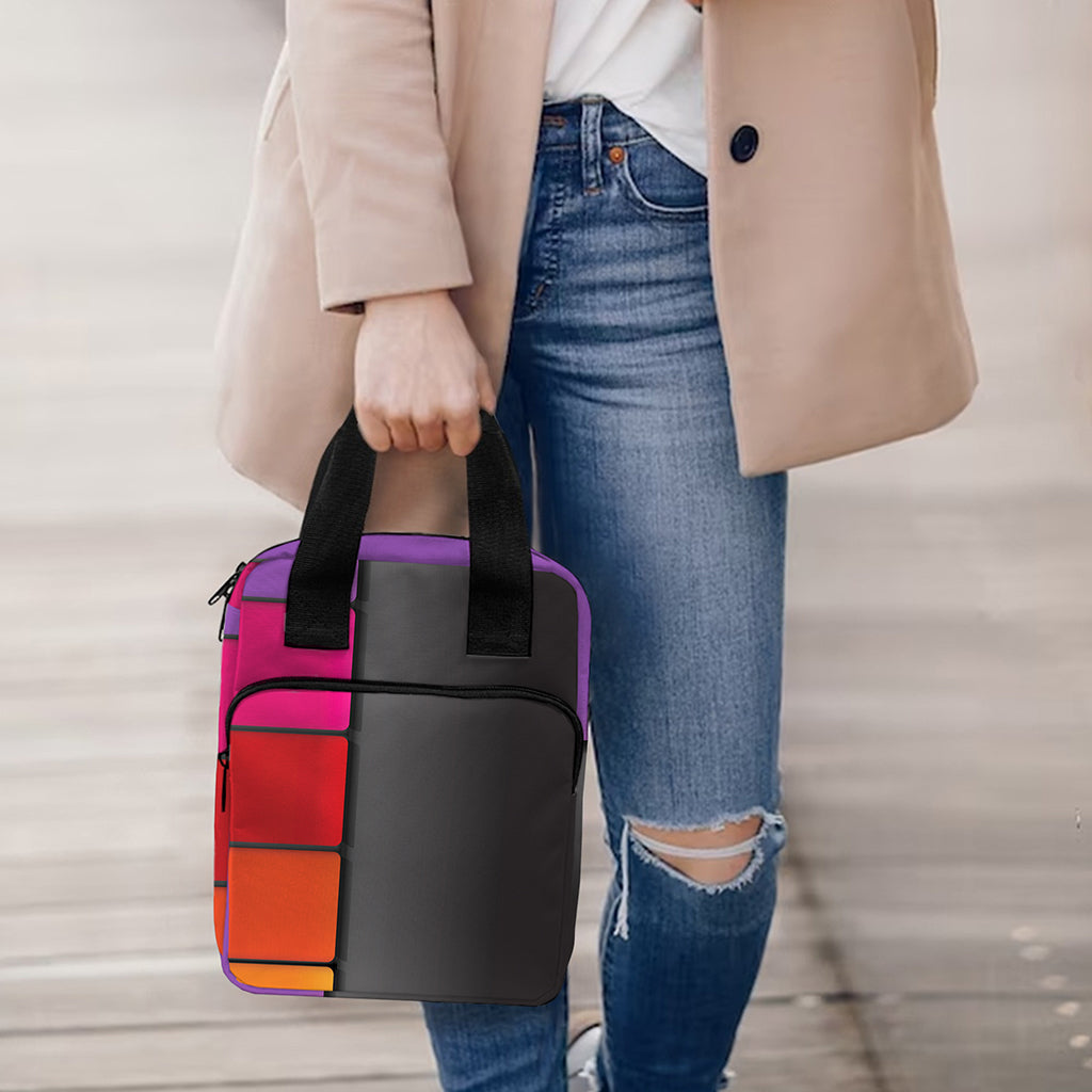 Colorful Piano Keyboard Print Bible Tote Bag