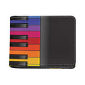 Colorful Piano Keyboard Print Bifold Wallet