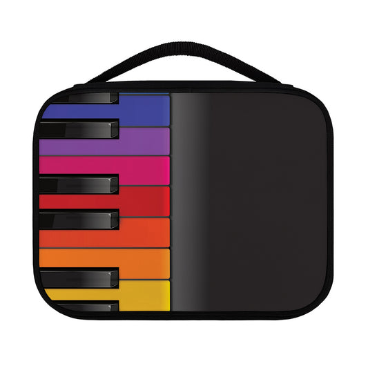 Colorful Piano Keyboard Print Classic Bible Case