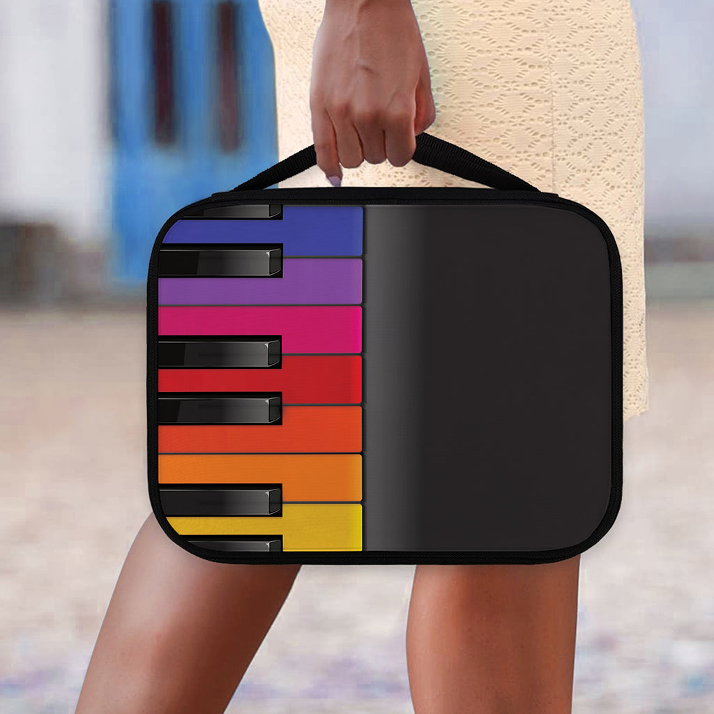 Colorful Piano Keyboard Print Classic Bible Case