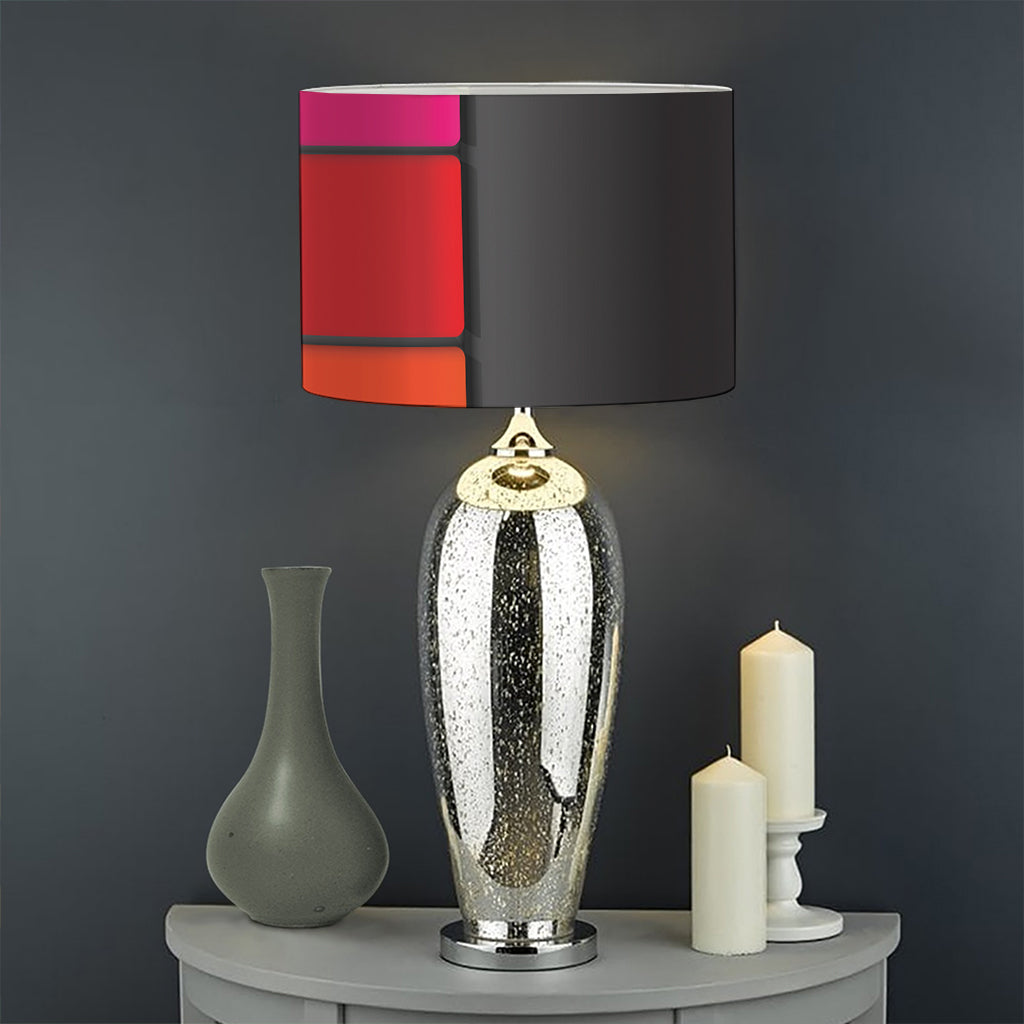 Colorful Piano Keyboard Print Drum Lamp Shade