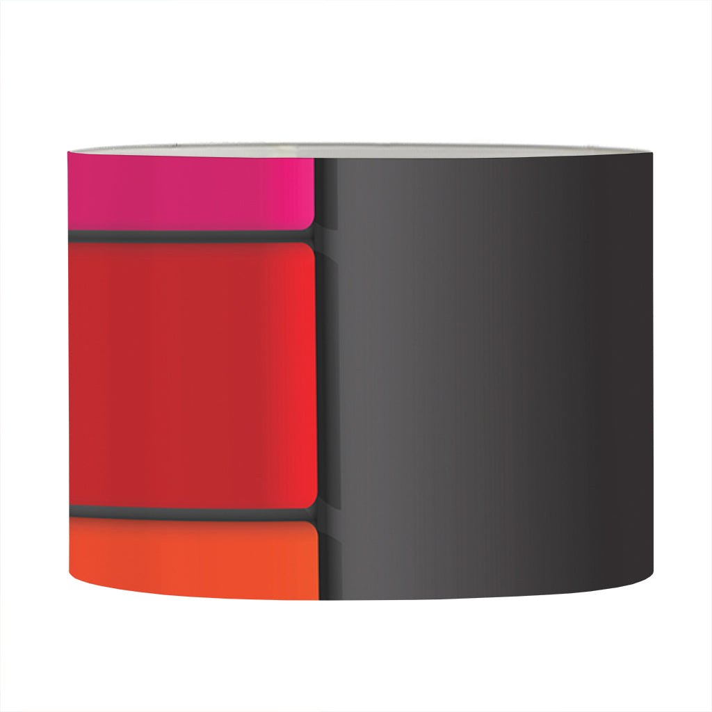 Colorful Piano Keyboard Print Drum Lamp Shade