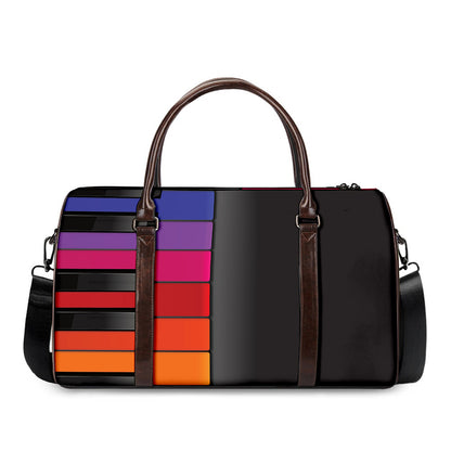 Colorful Piano Keyboard Print Duffle Bag