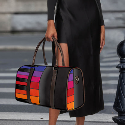 Colorful Piano Keyboard Print Duffle Bag