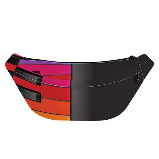 Colorful Piano Keyboard Print Fanny Pack