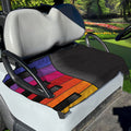 Colorful Piano Keyboard Print Golf Cart Seat Cover