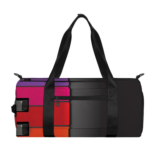 Colorful Piano Keyboard Print Gym Bag