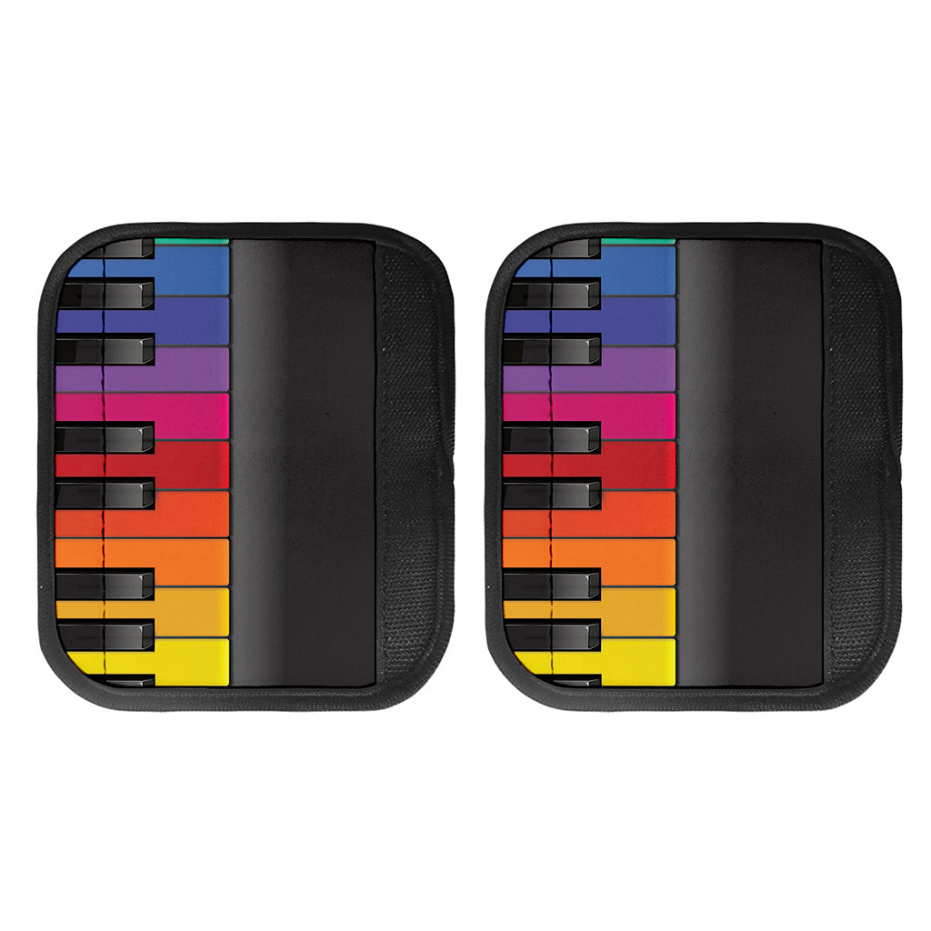 Colorful Piano Keyboard Print Handle Covers