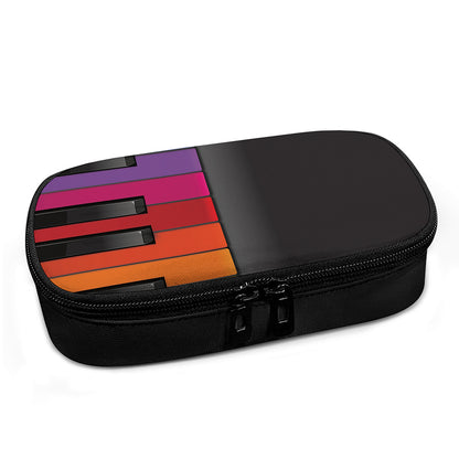 Colorful Piano Keyboard Print Insulin Cooler Travel Case