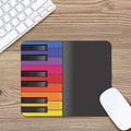 Colorful Piano Keyboard Print Mouse Pad