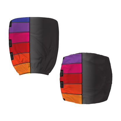 Colorful Piano Keyboard Print Office Chair Cover