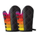 Colorful Piano Keyboard Print Oven Mitts