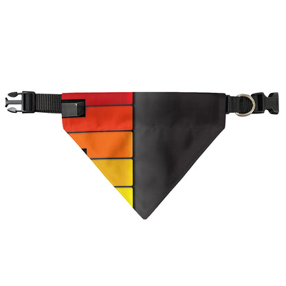 Colorful Piano Keyboard Print Over The Collar Dog Bandana