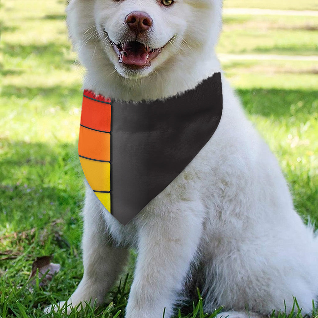 Colorful Piano Keyboard Print Over The Collar Dog Bandana