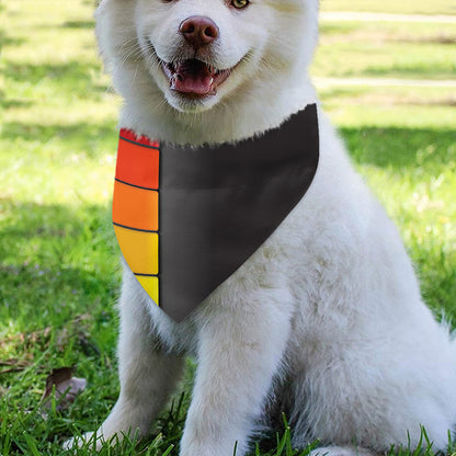 Colorful Piano Keyboard Print Over The Collar Dog Bandana