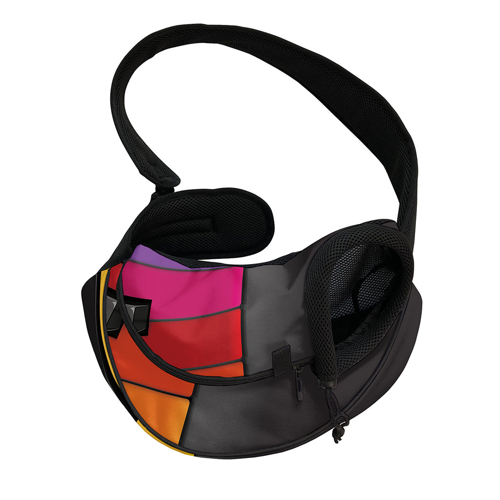 Colorful Piano Keyboard Print Pet Sling Carrier